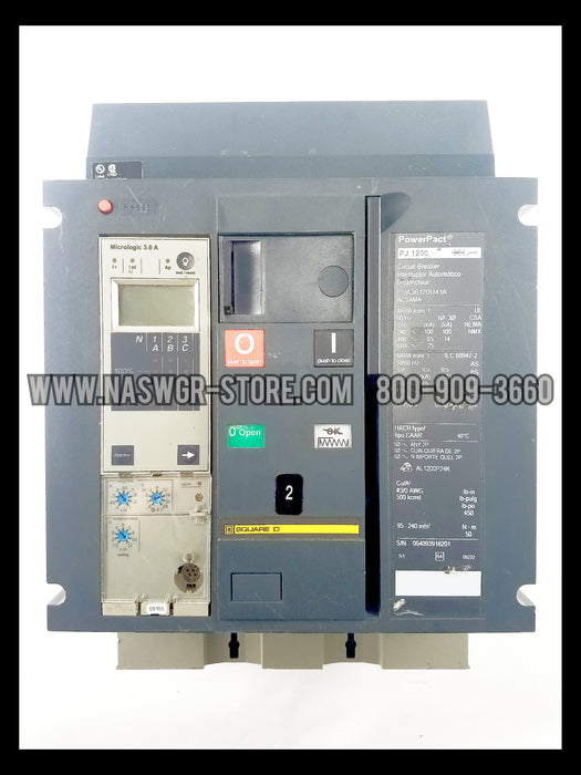 Square D PowerPact PJ 1200 Circuit Breaker ~ 1200 Amp