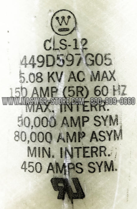 Westinghouse CLS-12 449597G05 Fuse