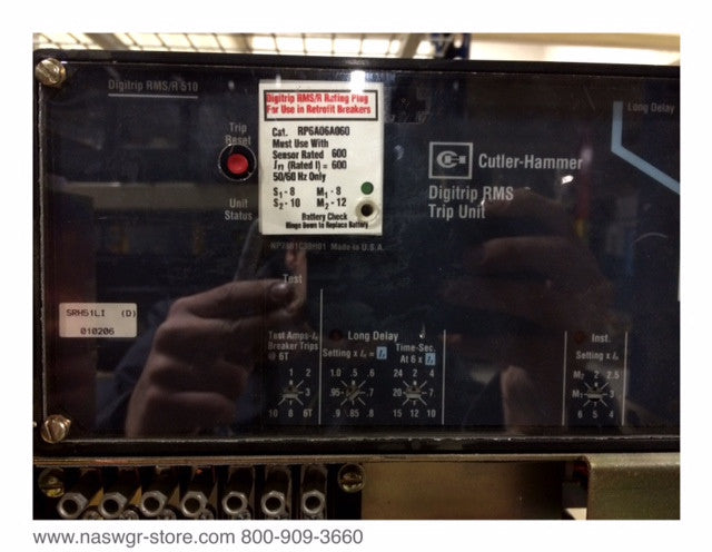 SRH51LI Digitrip RMS/R 510 Cutler Hammer Trip Unit