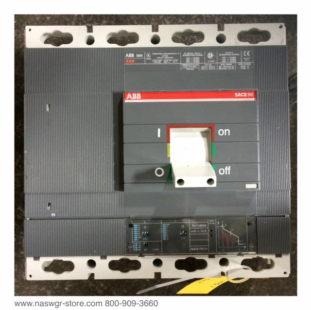 ABB SACE S6N Molded Case Breaker ~ 600 Amp