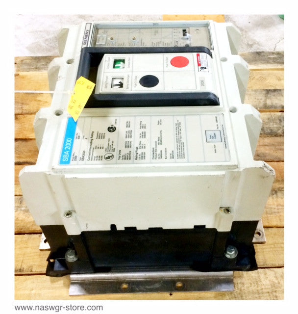 Siemens SBA2000 Circuit Breaker (M/O,B/I) - 2000 Amp