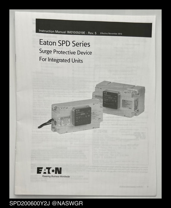 SPD200600Y2J ~ Eaton SPD200600Y2J Surge Protection Device ~ Unused Surplus