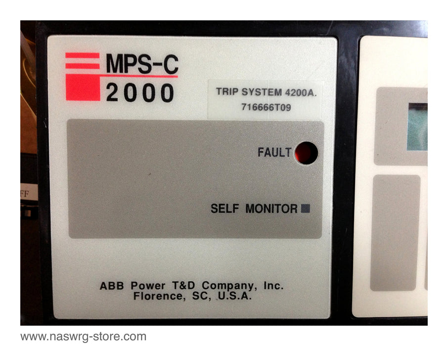 716666T09 ~ ABB 716666T09 MPS-C 2000 ABB Trip System