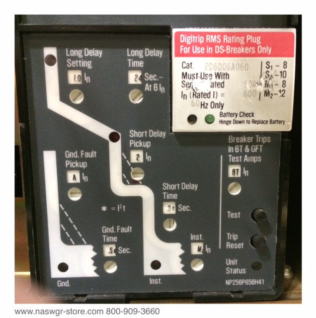 T56BLSIG Digitrip RMS 500 Westinghouse Trip Unit