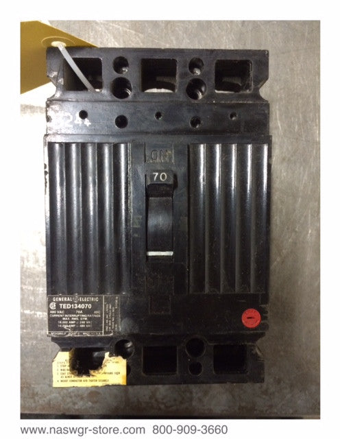 GE TED134070 Circuit Breaker ~ 70 Amp