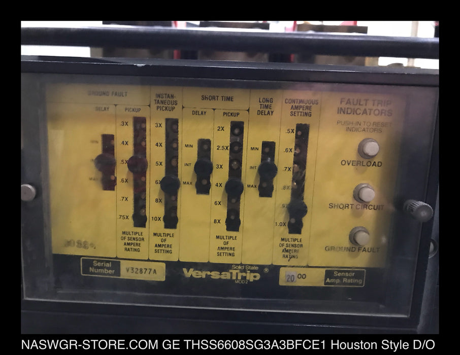 GE PowerBreak THSS6608SG3A3BFCE1 Circuit Breaker (E/O,D/O Houston Style) - 2000 Amp