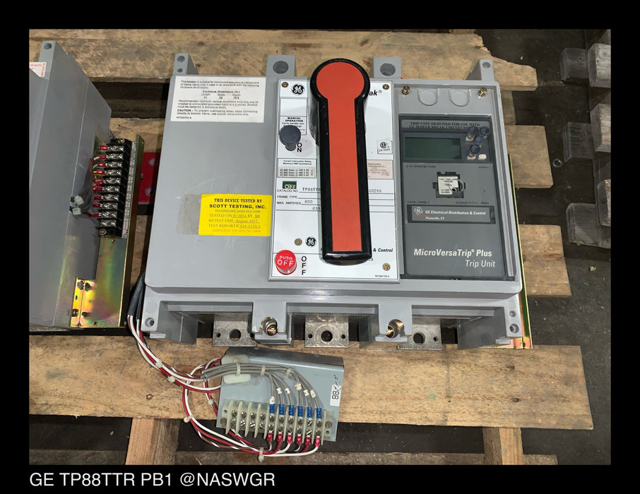 GE TP88TTR PowerBreak Circuit Breaker