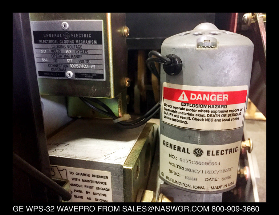 GE WavePro WPS-32 Circuit Breaker (E/O,D/O) - 3200 Amp
