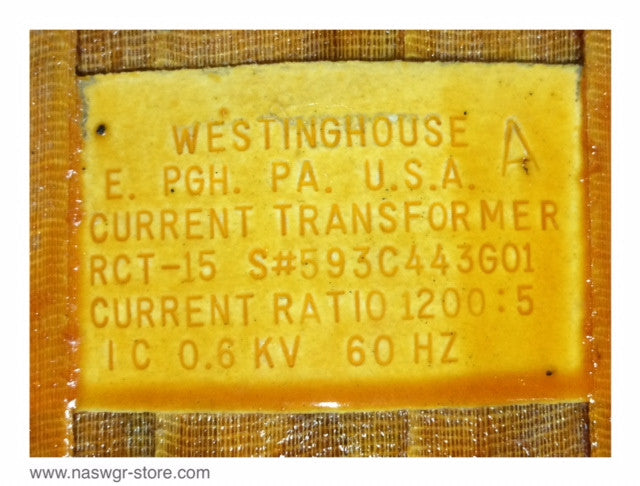 Westinghouse 593C443G01 Current Transformer