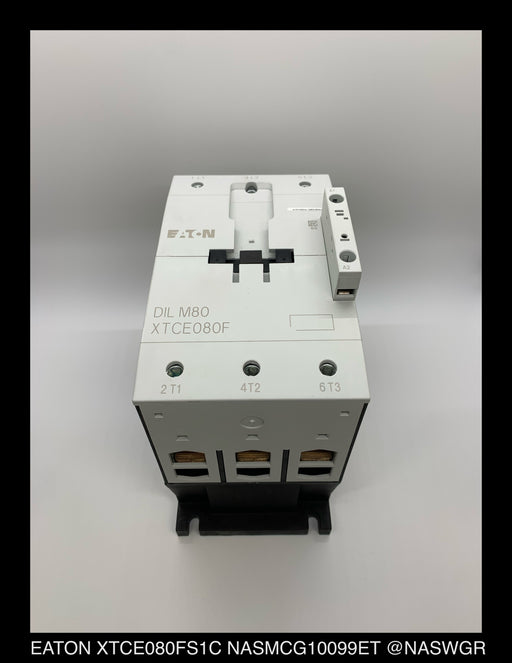 Eaton XTCE080FS1C XT IEC contactor Style# 3-1820-083B - Surplus