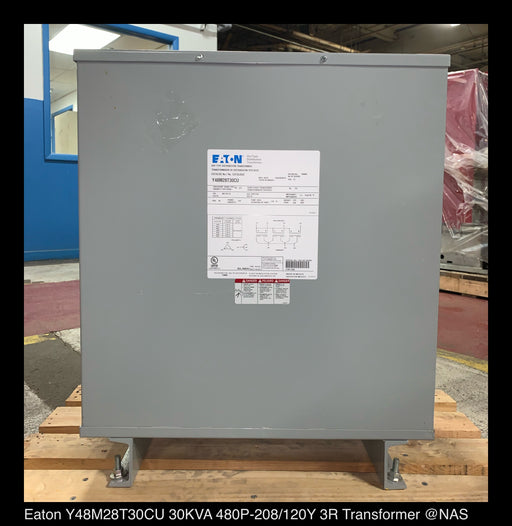 Eaton Y48M28T30CU Dry Type General Purpose Transformer - 30kVA