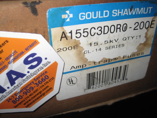 A155C3D0R0-200E ~ Gould Shawmut A155C3D0R0-200E Fuse