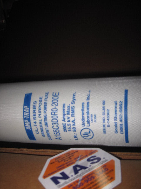 A155C3D0R0-200E ~ Gould Shawmut A155C3D0R0-200E Fuse