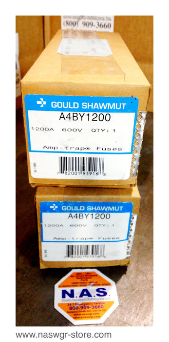 A4BY1200 ~ Gould Shawmut A4BY1200 Fuse ~ Unused Surplus in Box