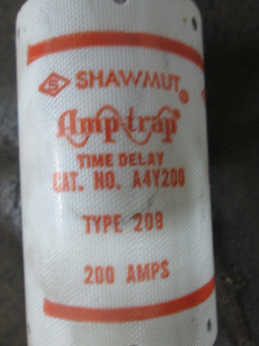Shawmut A4Y200 Amp-Trap Time Delay Fuse Type: 209 200 Amp