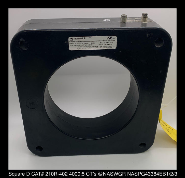 Square D 210R-402 Current Transformer - 4000:5 Amp