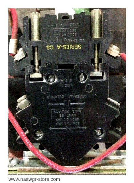 CR205E0 , GE CR205E0 Contactor , NEMA Size 3 , Max. Volts: 600AC , Max. Amps 100 Open , Coil: 55-501336G35 , 480V , 60 Hz , 400V , 50 Hz , CR205X300A , Series A , PN: CR205E0