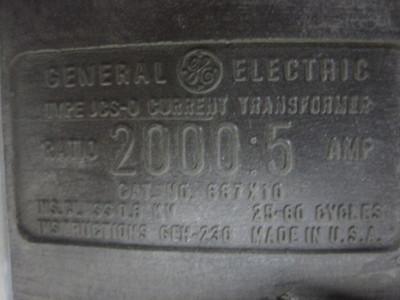 GE JCS-0 687X10 Current Transformer