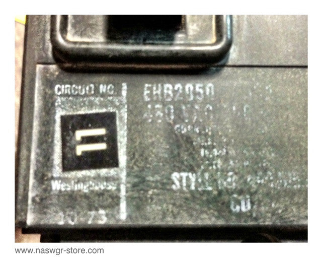 Westinghouse EHB2050 Circuit Breaker ~ 50 Amp