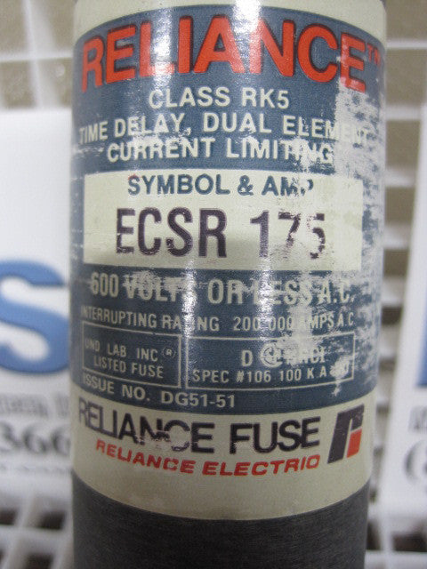ECSR175 , Reliance Fuse Type: ECSR175