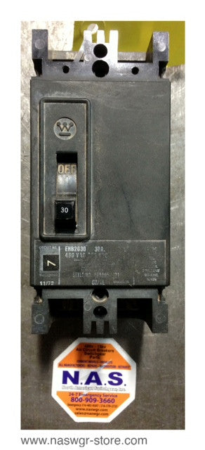 Westinghouse EHB2030 Circuit Breaker ~ 30 Amp Trip