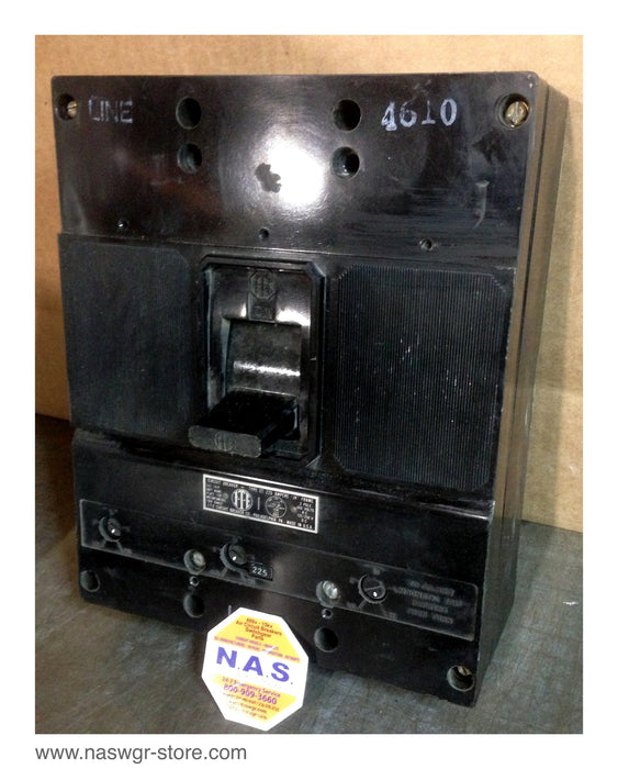 ITE ET-5629 Circuit Breaker Type: ET 225 Amperes JK Frame