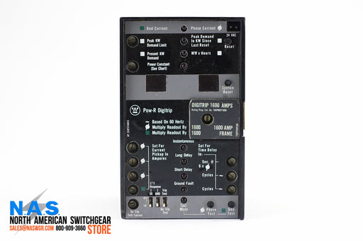 Westinghouse Pow-R Digitrip 1288C42G11 ~ with 1600 Amp Rating Plug