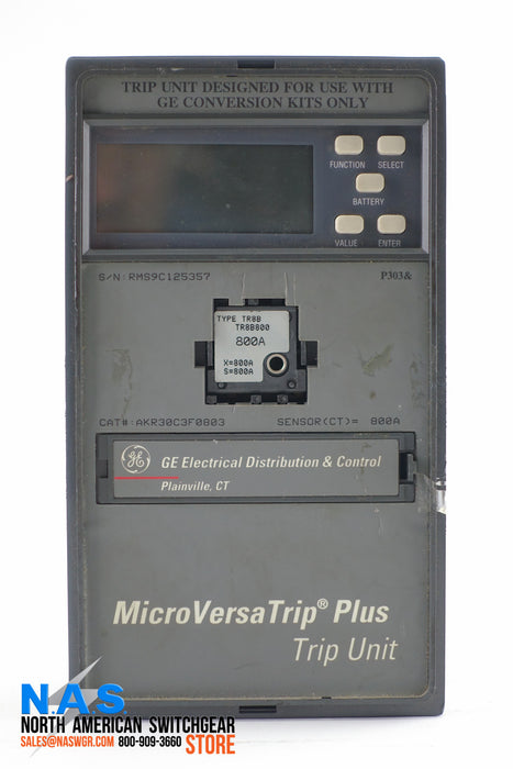 GE MicroVersaTrip Plus ~ AKR30C3F0803