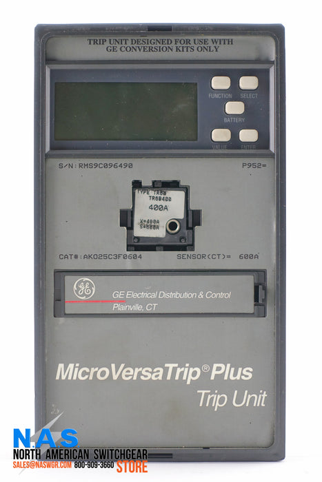 GE MicroVersaTrip Plus ~ AKO25C3F0604