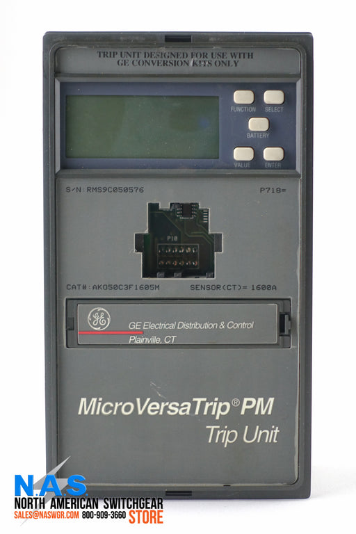 GE MicroVersaTrip Plus ~ AKO50C3F1605M