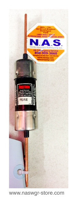 FRS-R-90 , Bussmann FRS-R-90 Fusetron Time Delay Fuse , Class RK5 , 600 Volt , PN: FRS-R-90