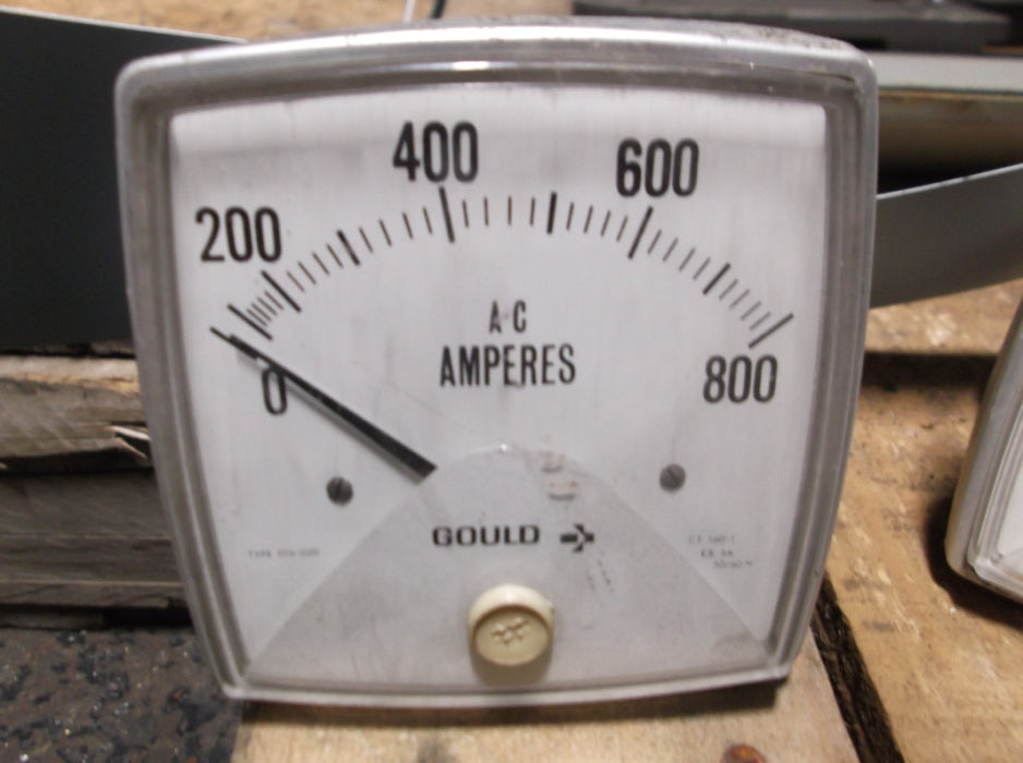 Gould Ammeter PN: AA-LSSN, 0-800 Amp
