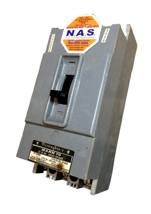 Westinghouse HF3020 Circuit Breaker ~ 20 Amp