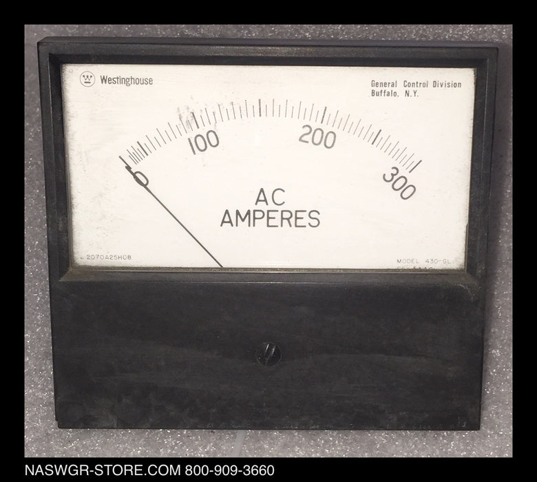 2070A25H08 ~ Westinghouse 2070A25H08 Ampmeter