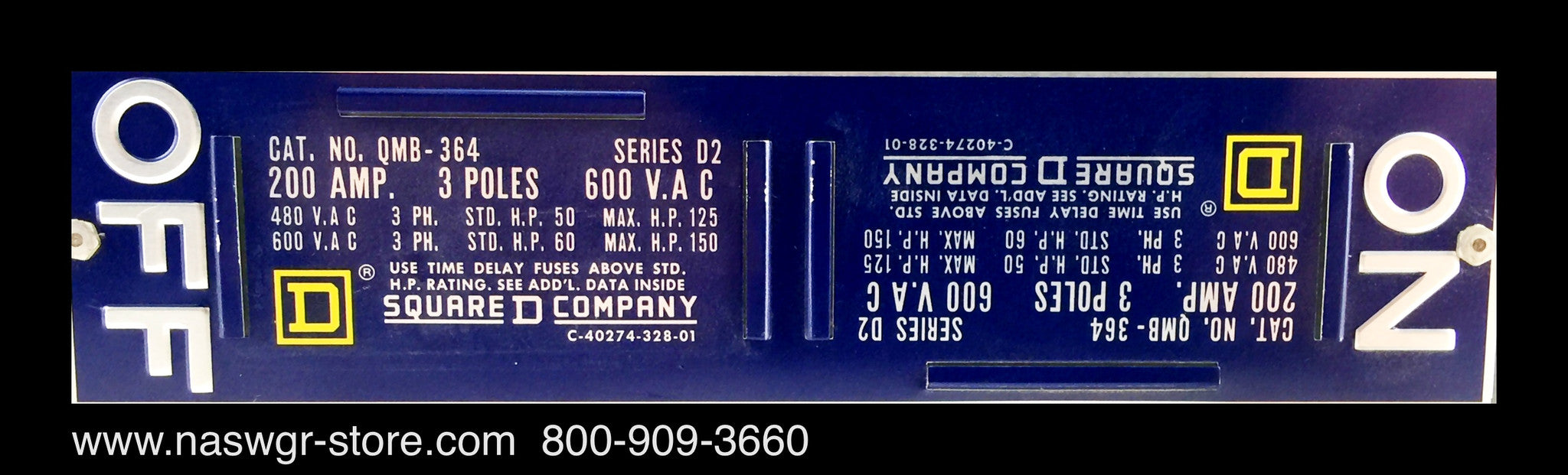 Square D QMB-364 Switch