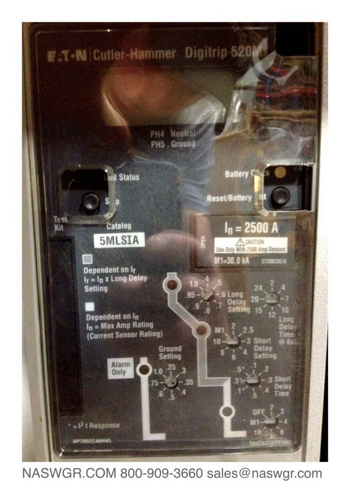 Eaton Magnum DS MDS630 Circuit Breaker (M/O,D/O) - 2500 Amp