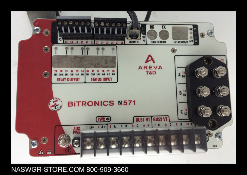 M57120000001A ~ Areva / BITRONICS M57120000001A Remote display with monitoring and recording IED for single line