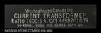 Westinghouse 449D701G09 CT Ratio: 1600:5