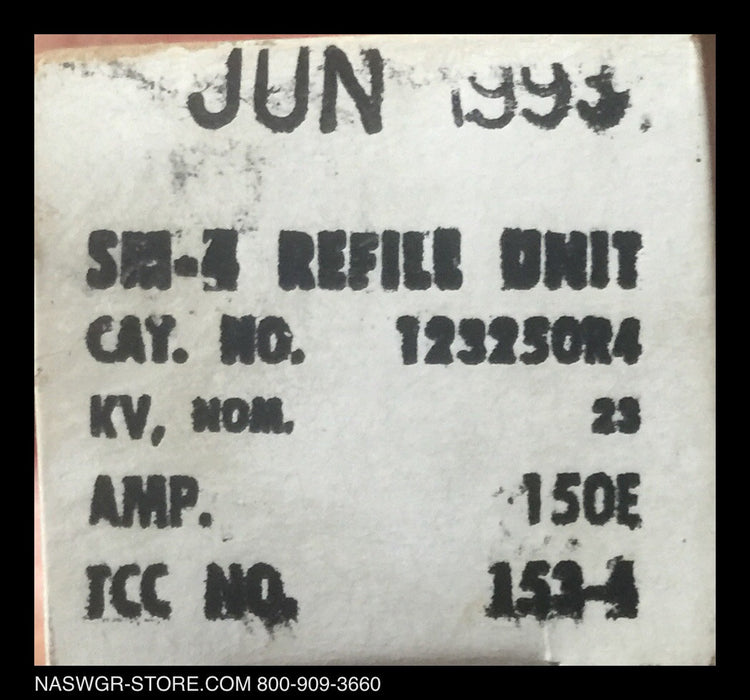 123250RH ~ S&C Electric Company Fuse Refill *Unused Surplus*