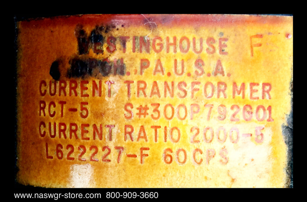 RCT-5 ~ Westinghouse RCT-5 Current Transformer