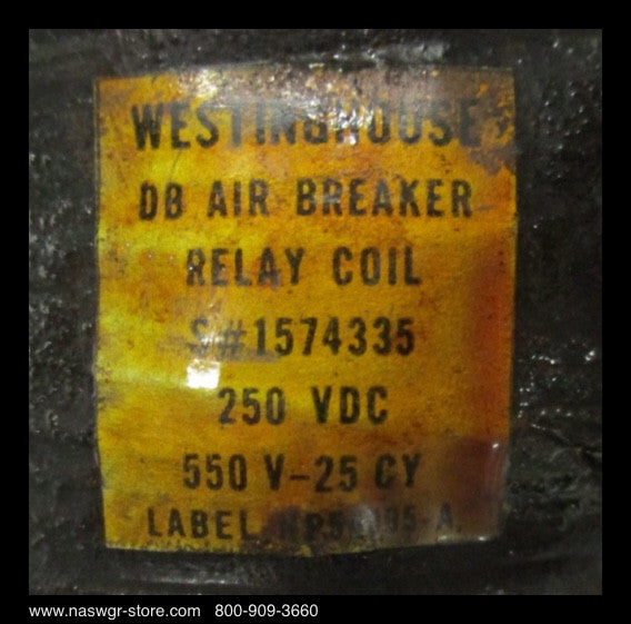 Westinghouse 1574335 DB-50 X Relay Coil