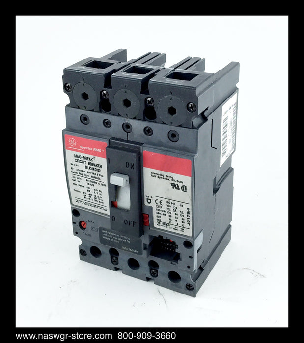 GE Spectra RMS SELA36AI0060 Circuit Breaker - 60 Amp - Unused