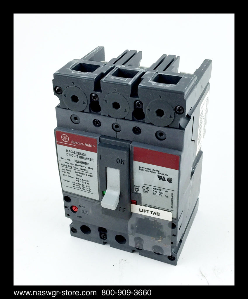 GE Spectra RMS SELA36AI0007 Circuit Breaker 7 Amp Unused — North
