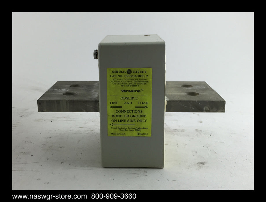 GE TSSG516 Ground Fault Neutral Transformer ~ 1600 Amp - Unused Surplus