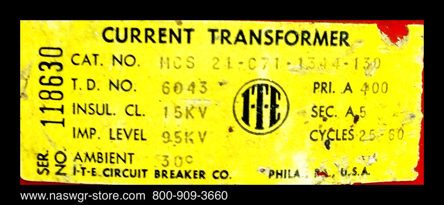 MCS-21-C71-1344-130 ~ ITE MCS-21-C71-1344-130 Current Transformer