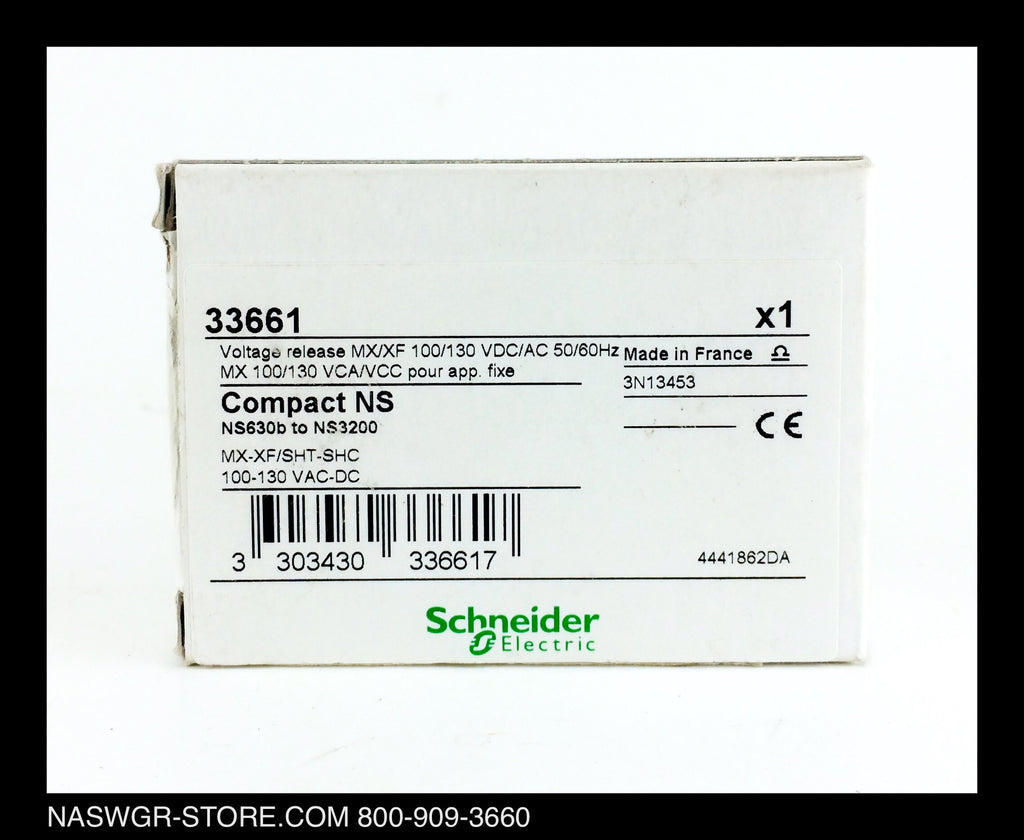 Schneider Electric 33661 MX/XF Voltage Release Coil — North American ...