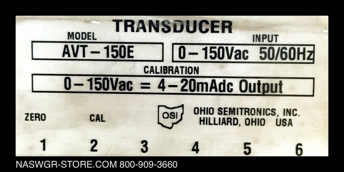 AVT-150E ~ Ohio Semitronics AVT-150E Transducer