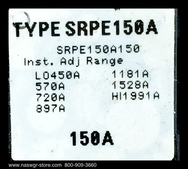 GE Spectra RMS SELA36AI0150 Circuit Breaker - 150 Amp