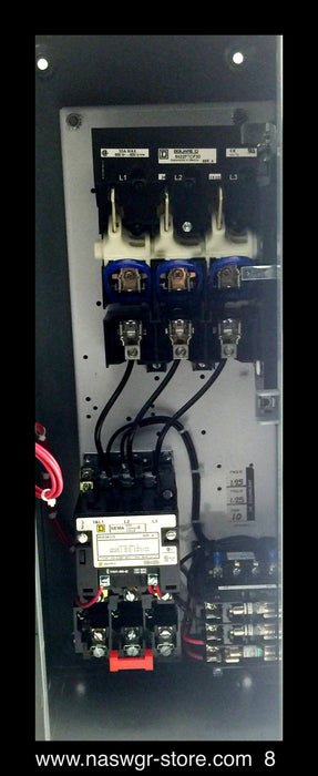 Square D 8538SBG32V84CFF4P1T Combination Starter - 30A/600v/SIZE0/N1 - Unused