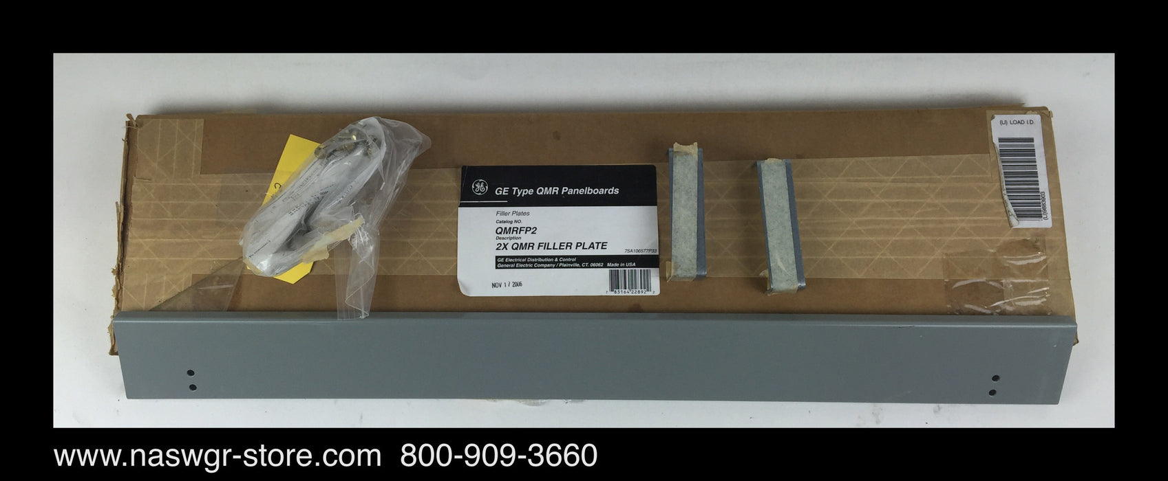 QMRFP2 ~ GE QMRFP2 Filler Plate ~ Unused Surplus in a Box